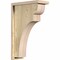 Ekena Millwork Yorktown Rough Sawn Corbel w/Backplate, Douglas Fir, 6"W x 14"D x 22"H COR06X14X22YOR01RDF - alternate 1